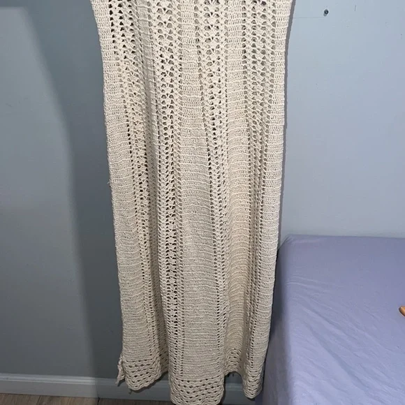 Heavy‎ kint crochet beige dress - Picture 4 of 4